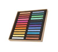 Zunate Pastelli Fluorescenti a 48 Colori |Set di Gessetti da Disegno per Graffiti, Pastelli e Bambole, Consistenza Morbida, Facile da Sfumare (24 colori)