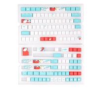 Zunate PBT Keycaps, 128 Tasti Cartoon Whale Style Keycaps, XDA Profile Keycaps per Tastiera Meccanica Fadeless Durevole