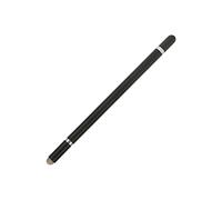 Zunate Penna Stilo Capacitiva in Alluminio 3 in 1 | Stilo per Touch Screen con Punte in Fibra Sostituibili per Tablet (BLACK)