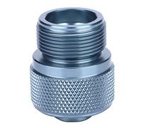 Zunate Piccola valvola convertitore per gas da picnic, realizzata in lega di alluminio, compatibile con vari tipi di serbatoi di gas, suite per bombole piatte a serbatoio di gas MAPP da 1 L,