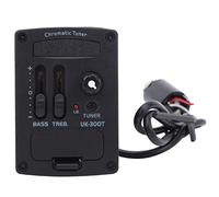 Zunate Pickup EQ a 2 Bande, Amplificatore Sintonizzatore Equalizzatore Ukulele Ad Alta fedeltà per Appassionati di Musica, Plastica, 2,5 X 1,6 Pollici