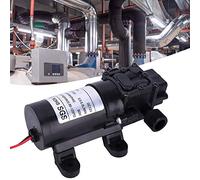 Zunate Pompa a Membrana Autoadescante 12 V CC |Uscita da 1/2 Pollice Ad Alta Pressione da 80 W per la Spinta dell'acqua Pulita