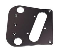 Zunate Ponte Chitarra Base Piastra Ferro Nero Ricambio Hardware | Componente ad adattamento diretto, struttura in metallo resistente, parte del tremolo, migliora la risonanza, include viti
