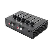 Zunate Preamplificatore Phono con Banda Eq 3, Preamplificatore del Giradischi Eq 3 Equalizzazione della Banda per i Lettori Record con Bilancio di Controllo del Volume di Output di