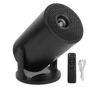 Zunate Proiettore Portatile, 1080p Full HD 150 Pollici Display 150 ANSI 8000lm luminosità con BT Fidelity Wireless a 270 Gradi Regolabili, per il Teatro per Home Teatro per Laptop per