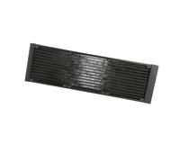 Zunate Raffreddatore d'acqua con Alette in Rame Rosso | Scambiatore di Calore per Radiatore con Filettatura G1/4 da 12 da 360 Mm per Separatore d'acqua CPU PC (360 mm)