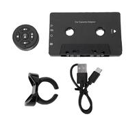 Zunate Ricevitore di Cassette Wireless per Auto, Ricevitore di Cassette Wireless Bluetooth 5.4 Telecomando Al Volante con Adattatore Aux per Scheda di Memoria MP3 Tablet Telefono