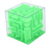 Zunate Salvadanaio Puzzle Labirinto, Scatola di Risparmio Interattiva Educativa Trasparente 3D, Banca Puzzle Labirinto Regalo in Contanti da 8,5 Cm per Bambini Adolescenti (GREEN)