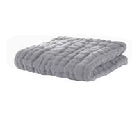 Zunate Salviette per Bambini in Cotone a 6 Strati, Panni Assorbenti per Ruttini in Microfibra, Asciugamano Morbido per il Viso per Neonati, 12x12 Pollici (grigio chiaro)