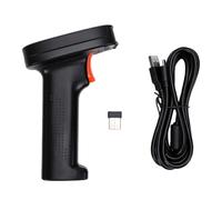 Zunate Scanner di Codici a Barre Wireless, Memoria 512K, Risoluzione | Sensore CMOS da 500000 Pixel, Legge Codici a Barre 1D 2D e Codici QR, Batteria da 2000 MAh 72 Ore in Standby, Interfaccia
