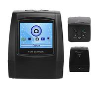 Zunate Scanner per Diapositive, Converte i Negativi di Pellicola da 35Mm/135Mm,135,126,110, e Diapositive in JPEG, Scanner per Pellicole da 22 MP con LCD a Colori TFT da 2,4 Pollici, Memoria (Spina