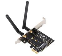 Zunate Scheda Adattatore Modulo Wireless WiFi PCIE A NGFF M.2, Espansione di Rete Chiave A E, Stabile E Affidabile, Materiale ABS, Buone Prestazioni di, WINXP,