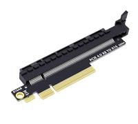 Zunate Scheda Adattatore Riser PCIE 4.0 da X8 a X16 per GPU SSD | Aggiornamento conversione slot, integrità del segnale Premium, design del connettore Gen4
