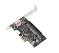 Zunate Scheda Controller PCIe a IDE ATA133 + II + ESATA, Adattatore PCI Express X1 con Chip JMB363, Supporto 0/1/10 e JBOD, ESATA Hot Plug, NCQ, velocità di Trasferimento 3 Gb/s