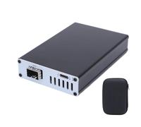 Zunate Scheda di Rete 10G, Thunderbolt 3/4 USB4 10Gbps Ethernet Adattatore, SFP Optical Interface, Ad Alta velocità Plug And Play, Compatibile per OS X, per Wins, per Ubuntu (Porta Unica)