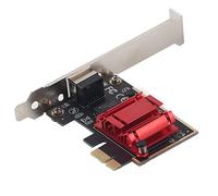 Zunate Scheda di Rete PCIe, Scheda di Rete Gigabit da 2,5 Gbps Scheda di Rete Ethernet PCI E, Convertitore Adattatore LAN RJ45 per PC Desktop