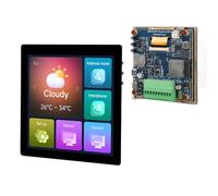 Zunate Schermo LCD Multitouch da 4 Pollici, Scheda di Sviluppo LCD Touch Capacitivo a 32 Bit 65K Colori 480x480 Display Touch Capacitivo BLE5 Supporta Interfacce Can, I2C