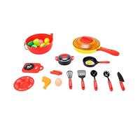 Zunate Set da Gioco da Cucina con Effetti Sonori Leggeri, Accessori per Giocattoli da Cucina per Bambini, Finte Pentole, Padelle, Utensili, Cibo da Gioco, Frutta e Verdura, Pentole per Bambini per