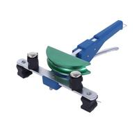 Zunate Set di 15 Attrezzi Piegatubi per Tubi da 1/4 a 7/8 Pollici, Kit Piegatubi Bidirezionale a 90 Gradi con 7 Raccordi in Alluminio Colorato, Include a Cricchetto, Tagliatubi, Sbavatura
