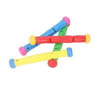 Zunate Set di Bastoncini da Immersione per Piscina per Bambini |Giocattoli Subacquei per l'allenamento del Nuoto, Bastoncini da Gioco in Plastica dai Colori Vivaci per la Spiaggia Estiva dei Bambini
