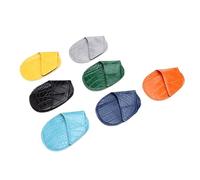 Zunate Set di Copricapo per Club, Ventilazione Migliorata, Resistenza Ai Graffi, Coperture in Ferro in Pelle PU per Giocatori di Golf, Blu Navy, Blu Cielo