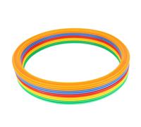 Zunate Set di Giocattoli Speed Ring per Bambini Anelli e Fibbie Multicolori per Migliorare l'agilità Perfetto per Le attività nel Parco Giochi e in Giardino 28 Cm