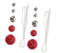 Zunate Set di Sfere a Pendolo Singolo Kit di Esperimenti di Fisica Personalizzabile per Appassionati di Scienze e Aule Metallo Plastica Nylon 10 Pezzi (Set di 5 sfere per pendolo singolo)