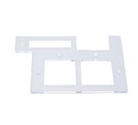 Zunate Slot Template for Router Jigs, Efficient Cutout Hole Guide for Handle Recesses, Compatible with 6.35mm and 8mm Router Bits, Woodworking Tool for Carpenters
