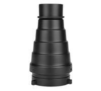 Zunate Snoot Conico per Flash da Studio | Modificatore Ritratto del Tubo del Fascio di Luce della Griglia a Nido d'ape con Montaggio