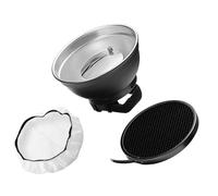 Zunate Softbox Flash Quadrato Riflettore Argento Leggero e Portatile per la Distribuzione Uniforme della Luce Kit di Accessori Fotografici per Fotografie di Viaggio di Nozze 15 Cm/5,9 Pollici
