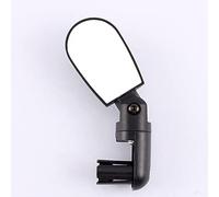 Zunate Specchietto Retrovisore per Bici, Nuovo Mini Specchietto Retrovisore per Manubrio Nero con Rotazione Flessibile per Bicicletta