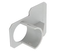Zunate Staffa per Tubo per Piscina Fuori Terra |Supporto per Tubo da 1,46 Mm di Diametro, Supporto Grigio con Nastri, Staffa di Ingresso in ABS Resistente Che Riduce la Pressione Sulla Parete del