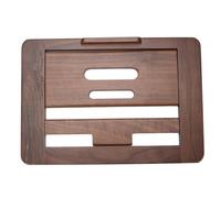 Zunate Supporto per Laptop Regolabile per Tablet |Supporto da Tavolo Pieghevole in Legno di Noce per il Disegno in Ufficio