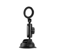 Zunate Supporto per Telefono con Ventosa Magnetica, Supporto per Navigatore per Auto con Staffa di Rotazione di 360°, per Telefono da Cruscotto per Mani Libere, per