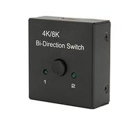 Zunate Switch Bidirezionale 8K 4K HD 40Gbps Plug And Play Splitter per, Supporta 8K 60Hz, 4K 120Hz