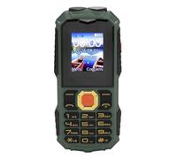 Zunate Telefono Cellulare per Anziani Schermo Trasparente da 1,8 Pollici Famiglia di Chip LED Supporto per Chiamata Rapida gsm 850, 900, 1800, 1900 (Green)