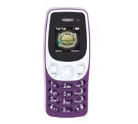 Zunate Telefono Cellulare per Anziani, Telefono Cellulare Base Sbloccato di Piccole Dimensioni con Pulsanti Grandi, Altoparlante, Funzione SOS, Standby Doppia SIM, per Anziani e Uso di (PURPLE)