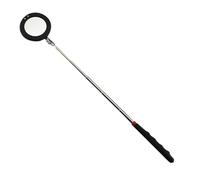 Zunate Telescopic Inspection Mirror, LED Lighted Mechanics Mirror with Bendable Head, Carbon Steel Under Vehicle Inspection Mirror for Car Auto Detailing