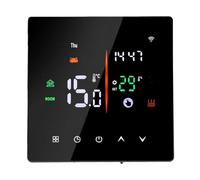Zunate Termostato Intelligente WiFi Programmabile per Riscaldamento a | Involucro in PC ABS ignifugo, protezione di sicurezza blocco bambini, controllo scaldabagno caldaia, precisione ± 1 grado,