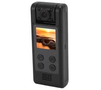 Zunate Videocamera per il Corpo con Registrazione Audio e Video, Videocamera per il Corpo Indossabile 4K UHD con Obiettivo Ruotabile a 180 Gradi e Clip Posteriore, per gli Sport