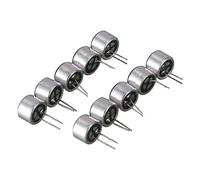 Zunedhys 10 pezzi 9,7 mm x 7 mm 2 pin MIC Capsule Elettrolet Condensatore Microfono