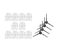 Zunedhys 10Pcs Sacchetto di polvere per EVE Plus & 4 Pz Laterale per EVE Plus Robot Aspirapolvere Spazzole Laterali
