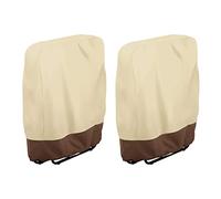 Zunedhys 2 x coprisedia pieghevole per esterni impermeabile per esterni pieghevole sedia a sdraio da giardino per prendere copertura per sedia a sdraio