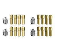 Zunedhys 20 pezzi di misura pinza di serraggio per, sostituzione 4485 veloce cambio tornitura trapano set di utensili 0,8/1,2/1,5/1,8/2,0/2,4/3,0/3,2 mm