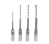 Zunedhys 4 pezzi per la lavorazione del legno Set di scalpelli per mortasatura in legno Set di punte per scalpello da infilare Set di punte per lavorazione del legno con trapano a torsione Strumenti