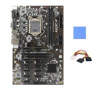 Zunedhys Scheda madre B250 BTC Mining con pad termico+4PIN a SATA 12XGraphics Card Slot LGA 1151 USB3.0 per BTC