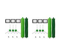 Zunedhys Set di 2 spazzole di ricambio e filtri per aspirapolvere Series E5 E6 I7 I7+