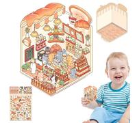 Zunetsutock Adesivi per scena in miniatura, crea le tue decalcomanie per casa - Decalcomanie per laptop effetto 3D,Decalcomanie per scena paesaggistica, strumento di decorazione