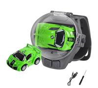 Zunetsutock Auto Telecomandata Da Polso Per Bambini - Orologio Da Corsa Con Macchinina Integrata, Design Cartoon Interattivo | Giocattolo Elettronico Portatile Con Telecomando Per Giochi Divertenti