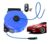 Zunetsutock Avvolgitubo automatico | 12 metri di carico verticale retrattile, montaggio a parete per l'avvolgitubo, per la casa, l'esterno, il bagno, il cortile, il garage, il giardino